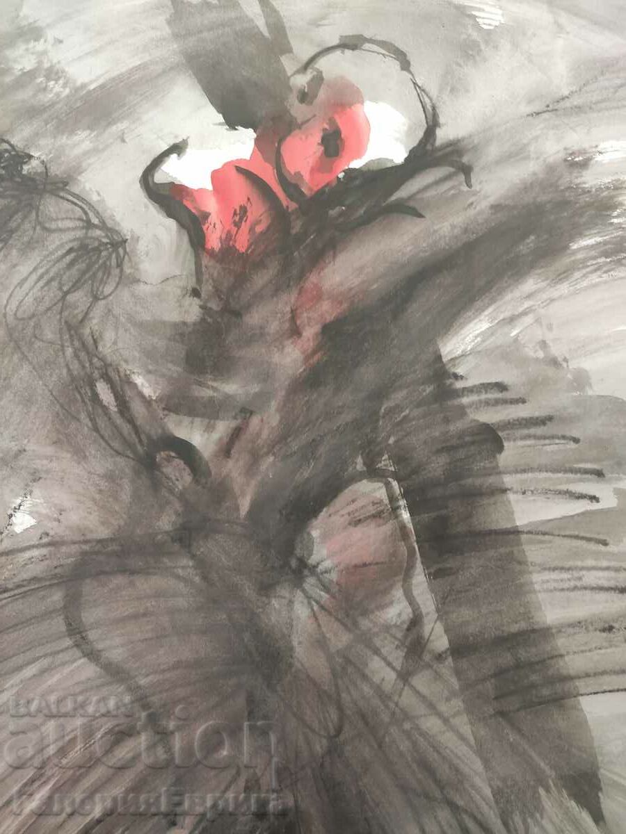 Auction Drawing painting Vasil Abadjiev Auction Drawing painting Vasil Abadjiev