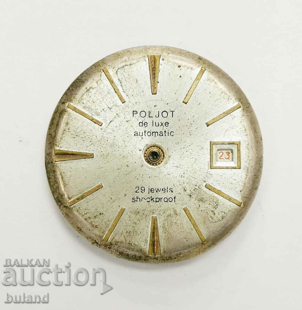 Mecanism sovietic Polet de Luxe 2416 cu 29 de bijuterii automat