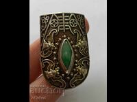 ANTIQUE SILVERWARE OLD CHINA WITH JADE