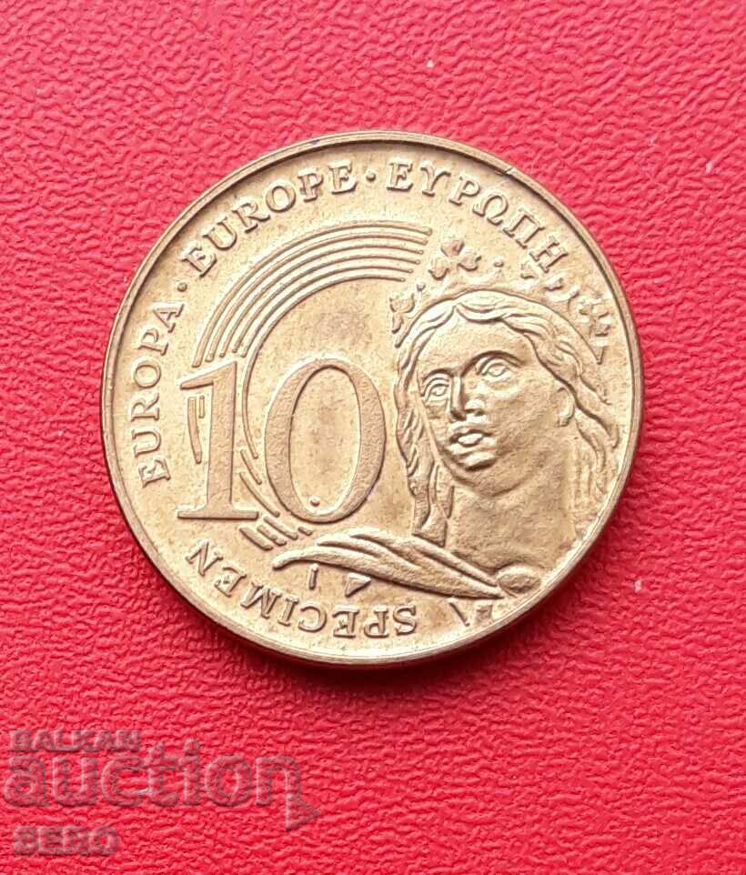 Vatican-10 cenți de euro 2002-dovada
