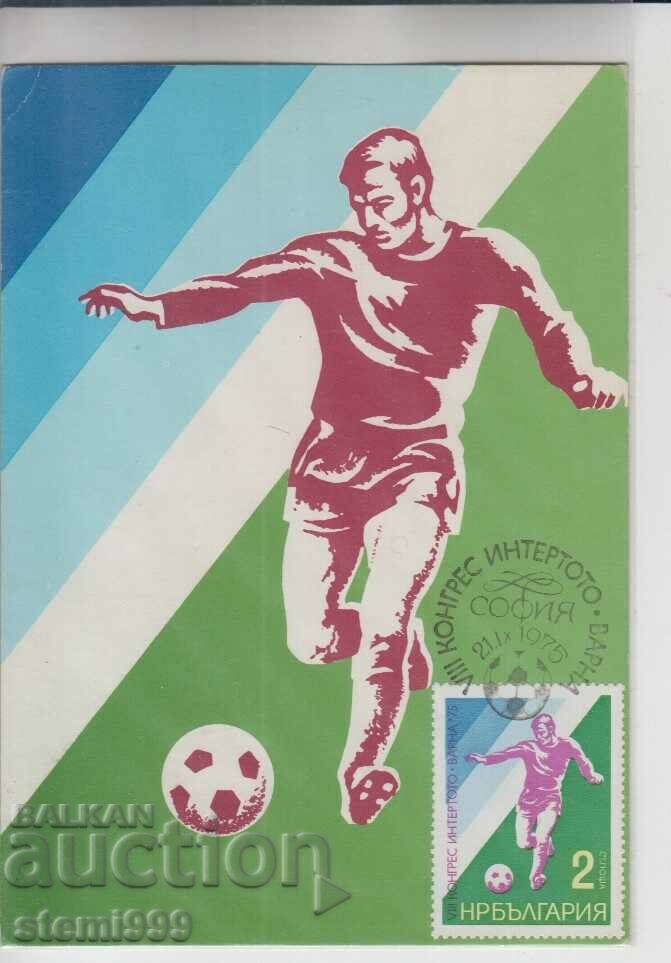 Postcard FDC FOOTBALL SPORTS