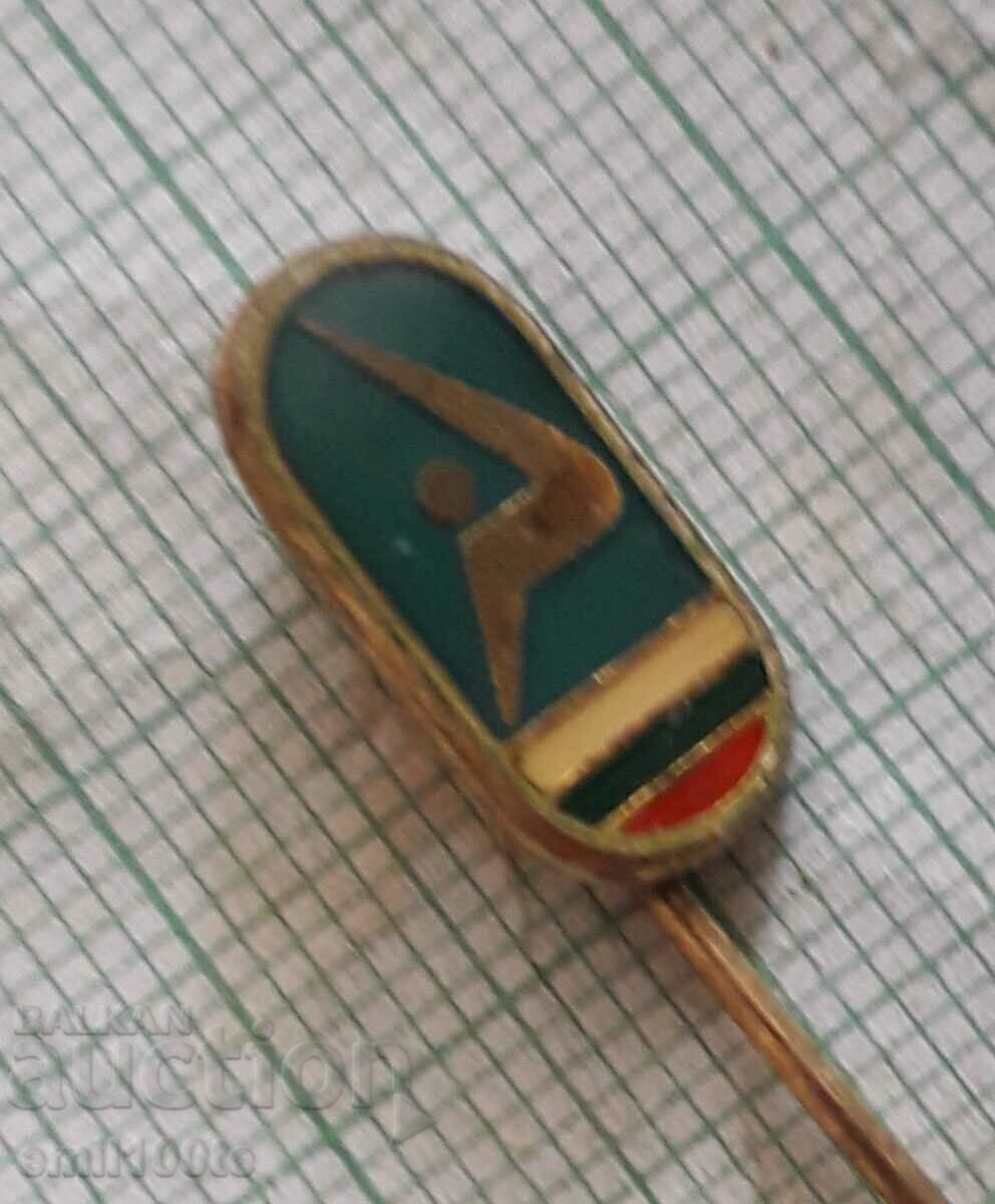 Badge - Gymnastics Federation with price 1.00 BGN | € 0.51