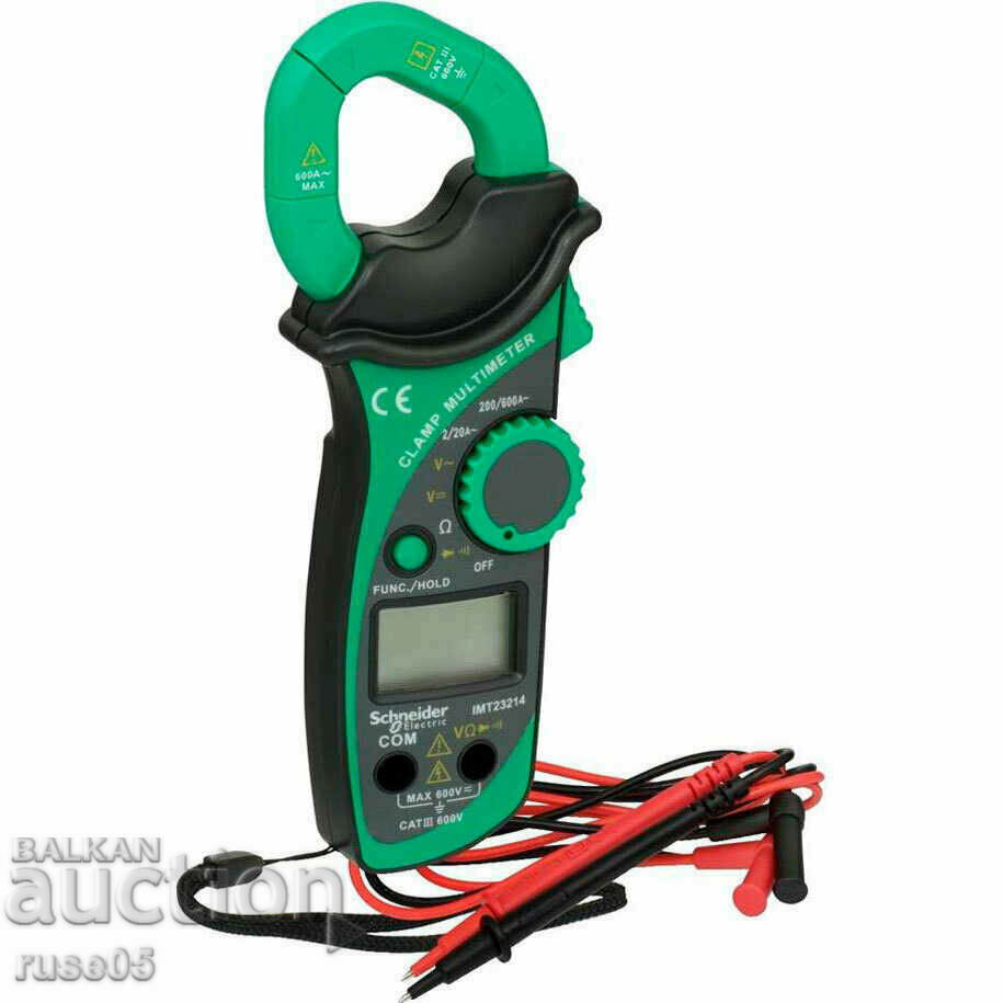 Multimetru digital "Schneider" cu cleme, nou cu preț 75.00 BGN | € 38.35