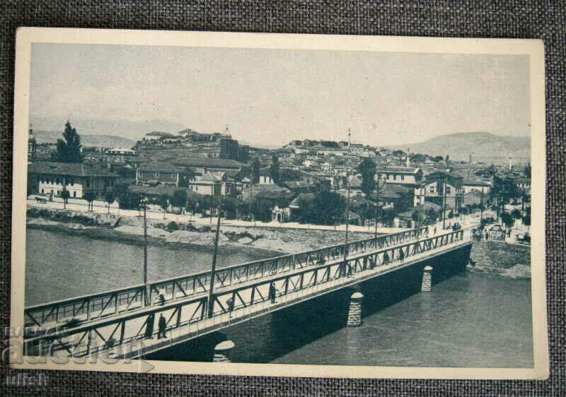 Καρτ ποστάλ της γέφυρας των Σκοπίων PK Jovan Popovic