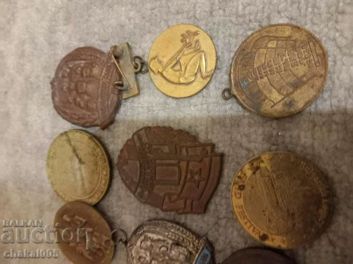 Lot of old medals with price 60.00 BGN | € 30.68 Lot of old medals with price 60.00 BGN | € 30.68