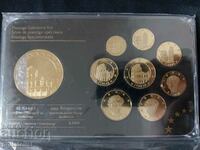 Χρυσό δοκιμαστικό Euro Set - Ιταλία 2013 + μετάλλιο