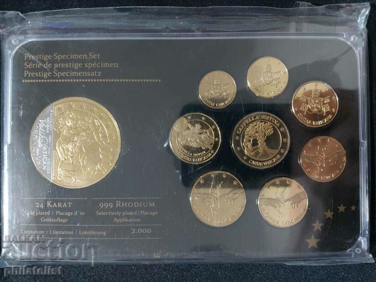 Gold Proof Euro Set - Vatican City + Medal