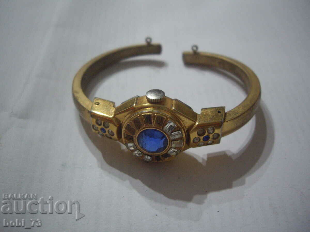 Old gold-plated watch-bracelet.
