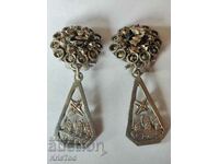 Antique silver earrings
