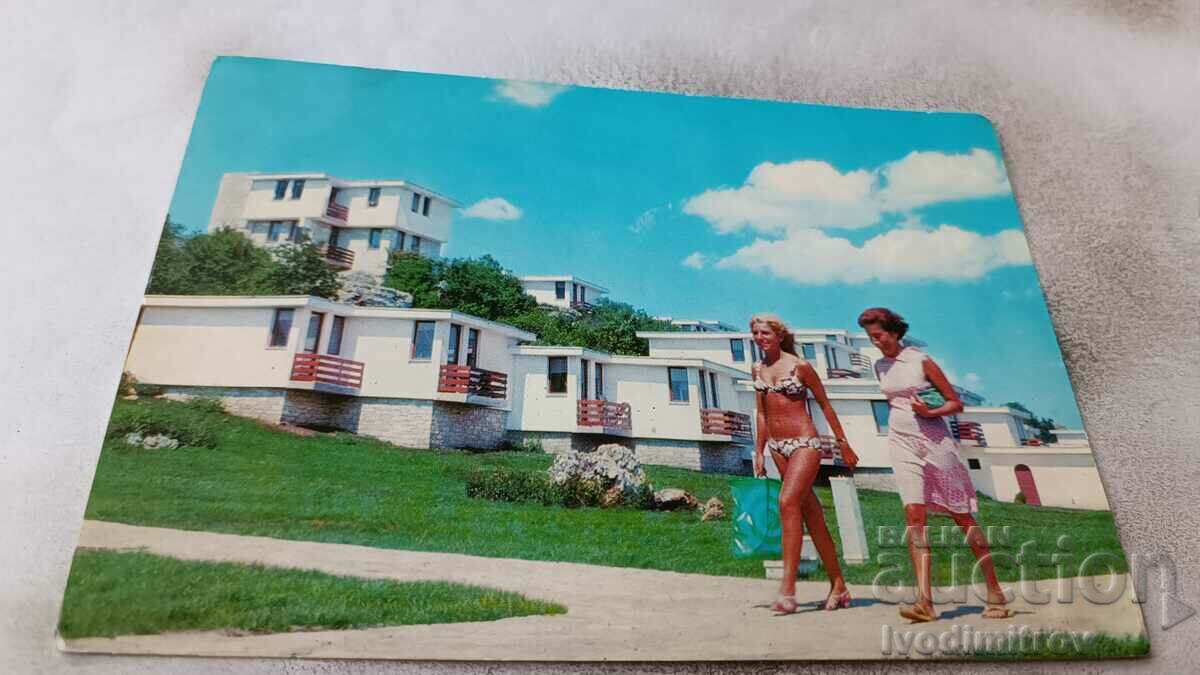 Пощенска картичка Каварна Курорт комплекс Русалка 1969