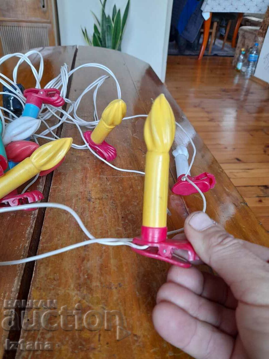 Old lamps, Christmas tree lights with price 55.00 BGN | € 28.12