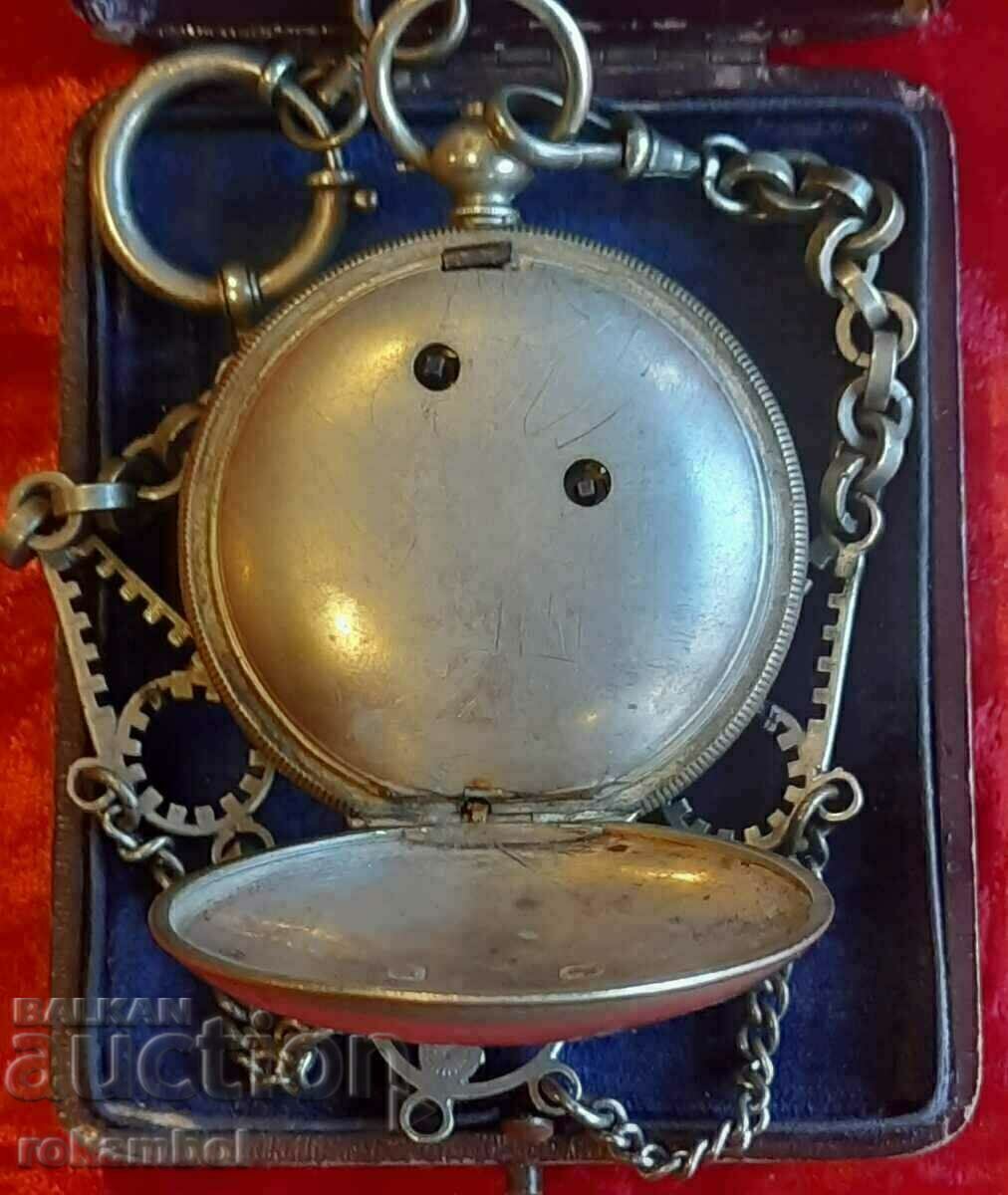 Delivery of Ottoman pocket watch with case and key
