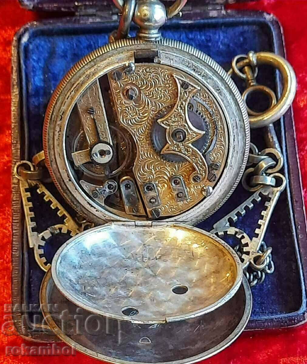 Ottoman pocket watch with case and key - 6 Ottoman pocket watch with case and key - 6