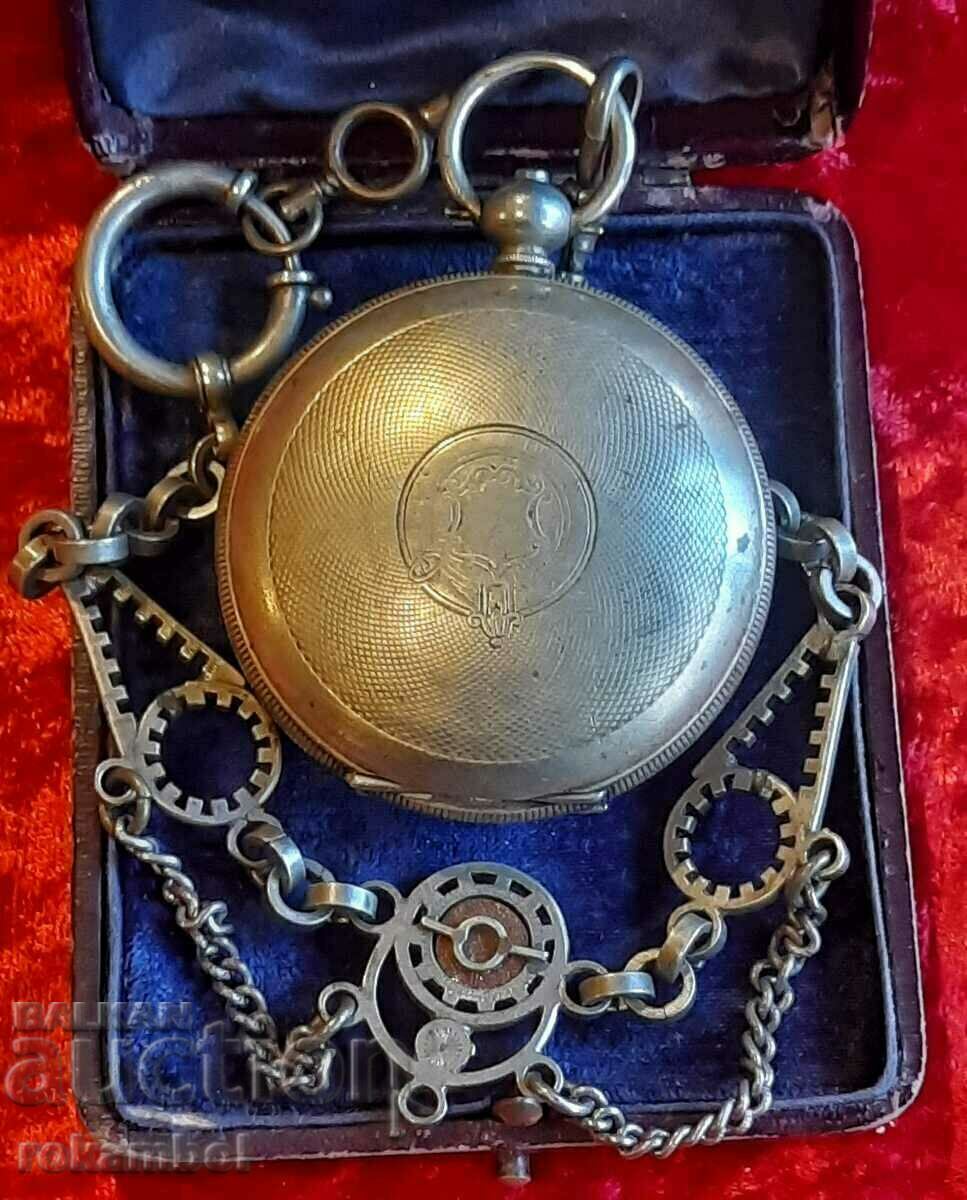 Османски джобен часовник с кюстек