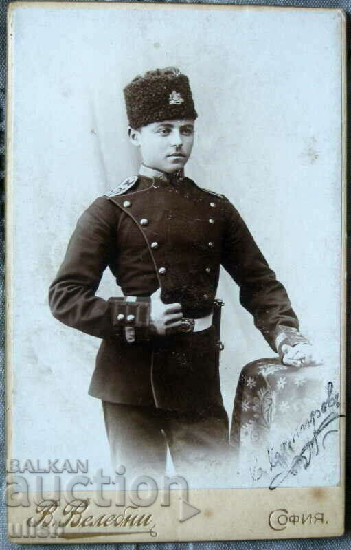 1900 Stefan Sotirov Gospodinov CDV fotografie reală