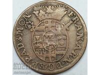 4 pfennig 1718 Eparhia Padeborn Germania - rar