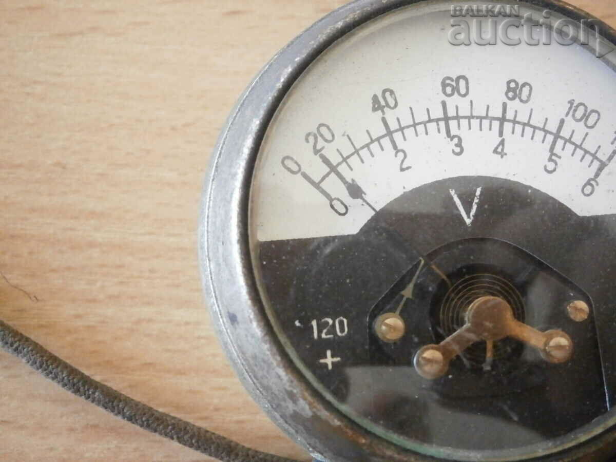 antique pocket voltmeter device from the 30s - 5 antique pocket voltmeter device from the 30s - 5