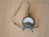 antique pocket voltmeter device from the 30s