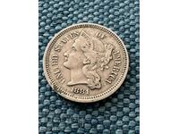 3 цента САЩ 1881