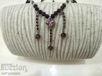 ГЕРДАН / НАКИТ / КОЛИЕ Сребро, естествени камъни и кристали