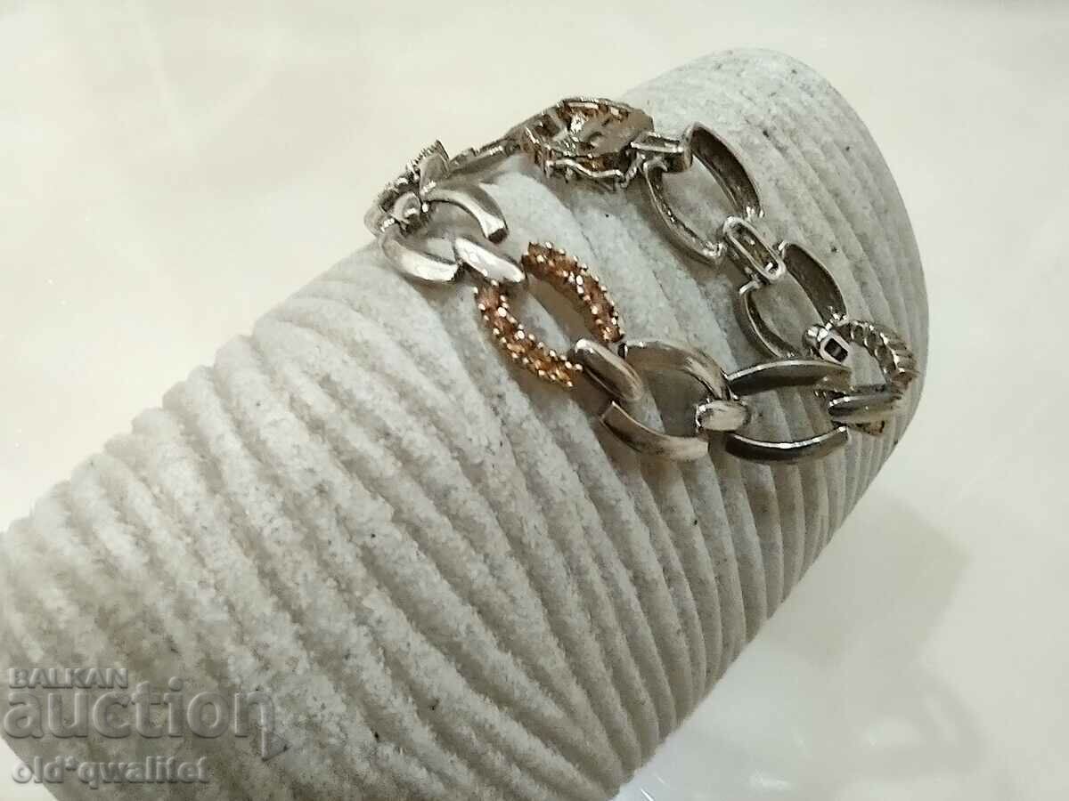 SILVER BRACELET 925 SILVER with corundum stamp