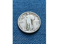 25 Cents USA 1918-D Silver