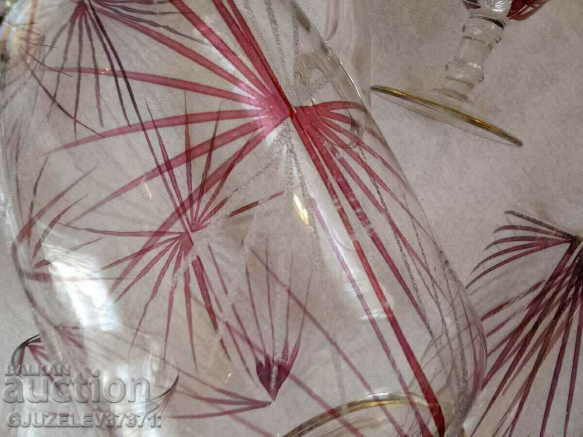 Auction Vintage Germany Jug and 4 wine glasses set Auction Vintage Germany Jug and 4 wine glasses set