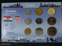 Set complet - Croația, 9 monede