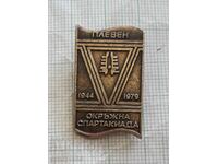 Badge - District Spartakiad Pleven 1979