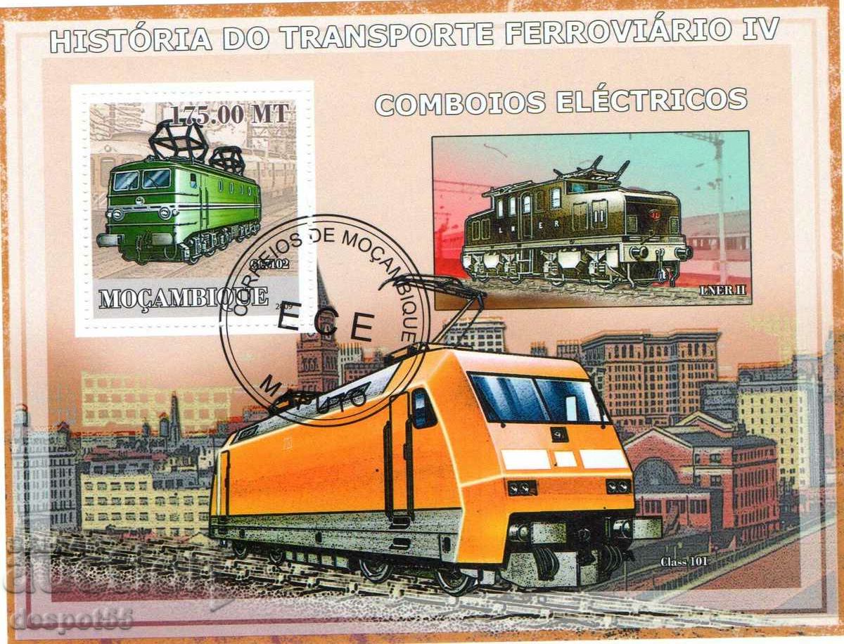 2009. Μοζαμβίκη. Ιστορία των τρένων. ΟΙΚΟΔΟΜΙΚΟ ΤΕΤΡΑΓΩΝΟ.
