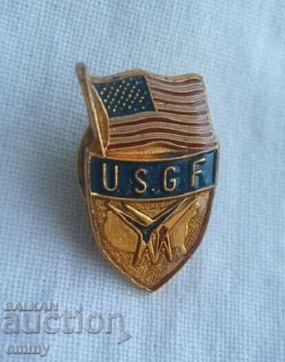 Insigna - Federația SUA de Gimnastică