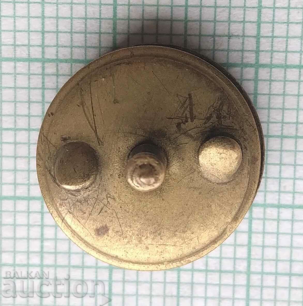 Delivery of 15105 Badge - Georgi Dimitrov - bronze enamel screw