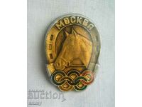 Badge - Equestrian, Olympic Games Moscow 1980