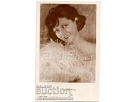 OLD CINEMA CARD FILM ACTRESS LEAH DE PUTTY G694