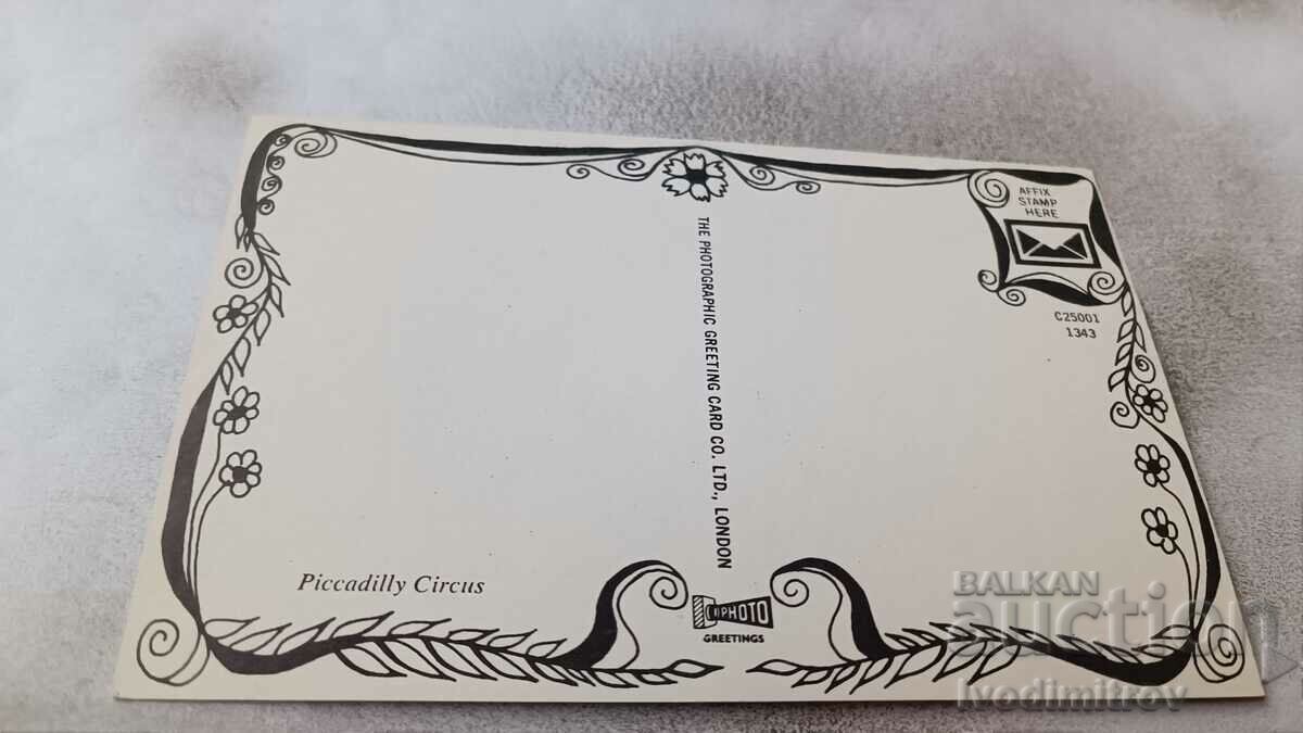 Postcard London Piccadilly Circus with price 0.85 BGN | € 0.43 Postcard London Piccadilly Circus with price 0.85 BGN | € 0.43