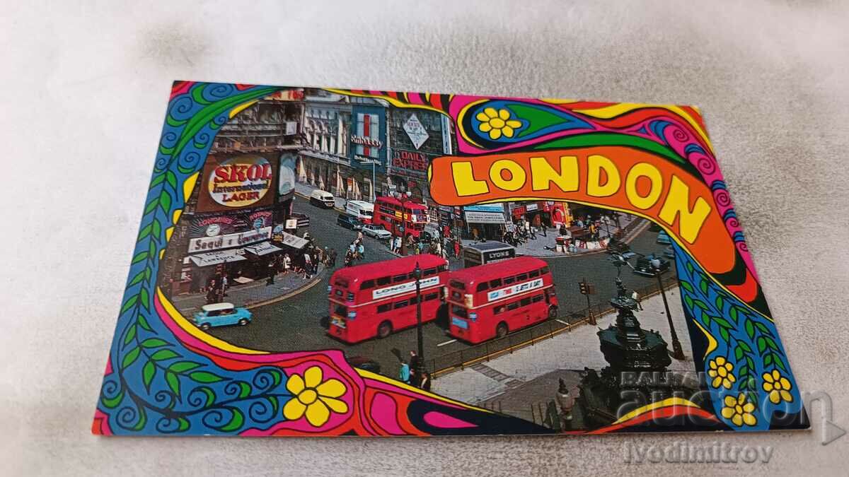 Пощенска картичка London Piccadilly Circus