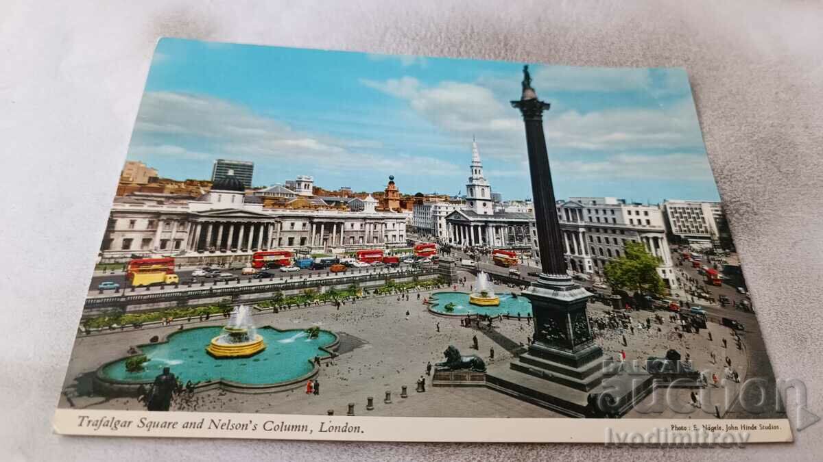 P K Londra Trafalgar Square și Coloana lui Nelson