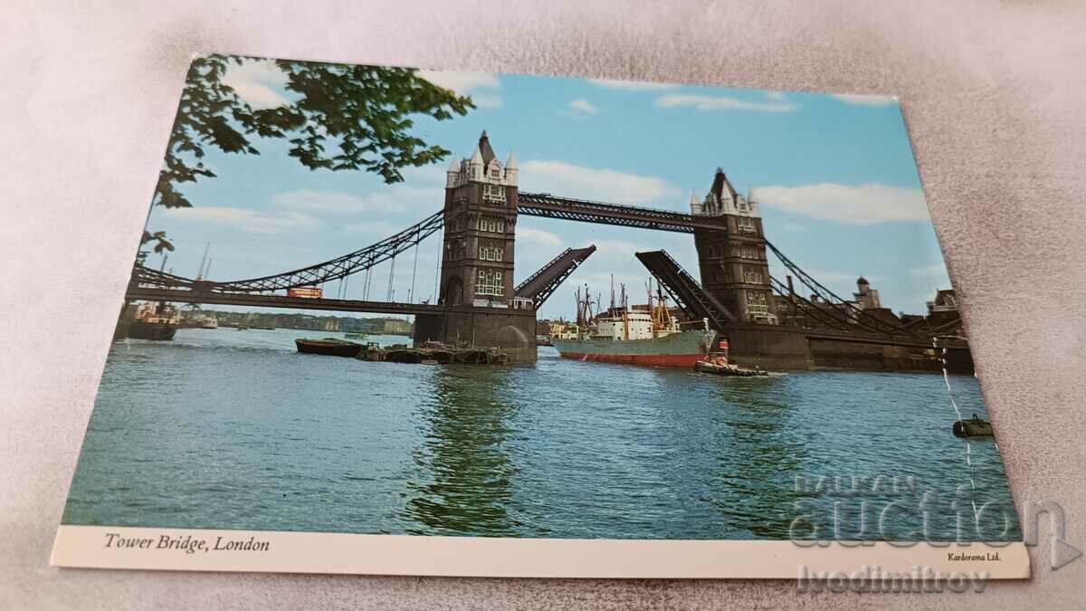 Пощенска картичка London Tower Bridge