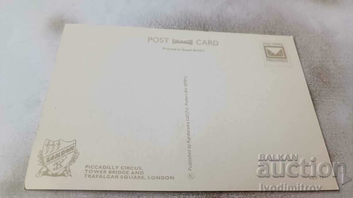 P K London Piccadilly Circus, Tower Bridge, Trafalgar Square with price 0.85 BGN | € 0.43