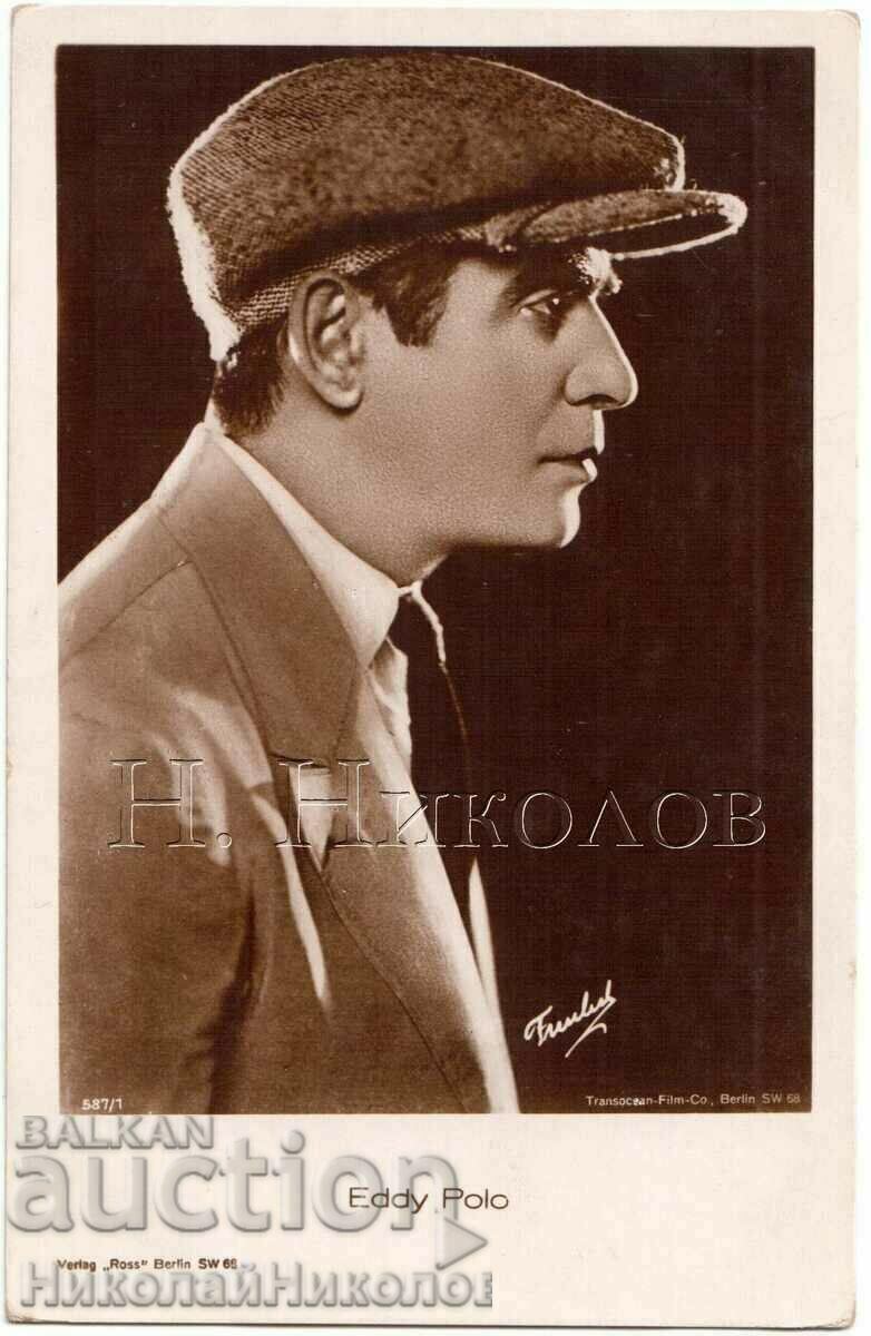 CARTEA DE CINEMA VECHIA ACTOR DE FILM EDDIE POLO G711