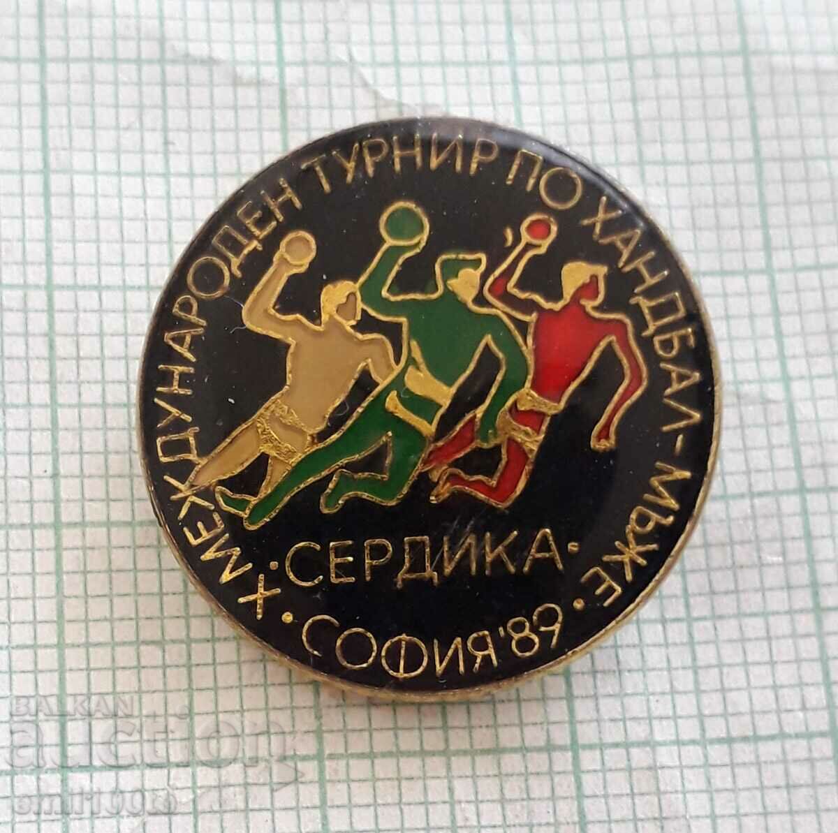 Значка- Международен турнир хандбал Сердика София 89