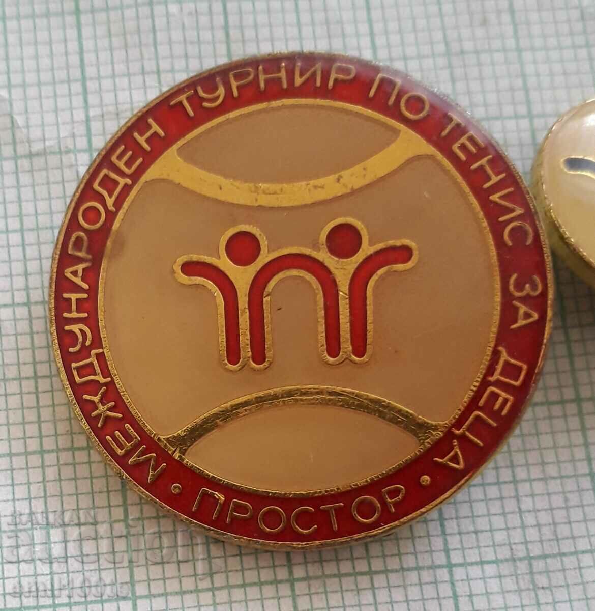Badges 2 pieces - International tennis tournament for children Prostor with price 3.00 BGN | € 1.53 Badges 2 pieces - International tennis tournament for children Prostor with price 3.00 BGN | € 1.53