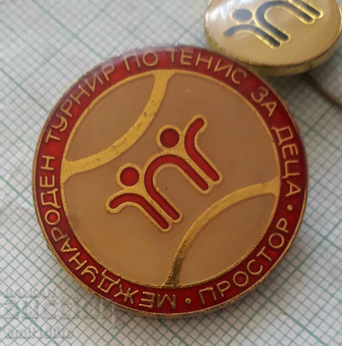 Auction Badges 2 pieces - International tennis tournament for children Prostor Auction Badges 2 pieces - International tennis tournament for children Prostor