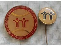 Badges 2 pieces - International tennis tournament for children Prostor