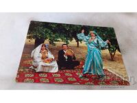 Carte poștală Dans cu costum libian