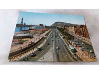 Καρτ ποστάλ Barcelona Paseo de Colon