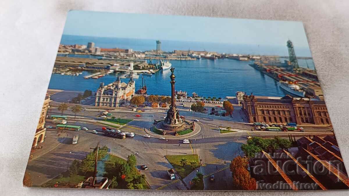 Καρτ ποστάλ Barcelona Puerta de la Paz Vista General