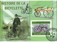 2010. Togo. Transport - History of bicycles. Block.