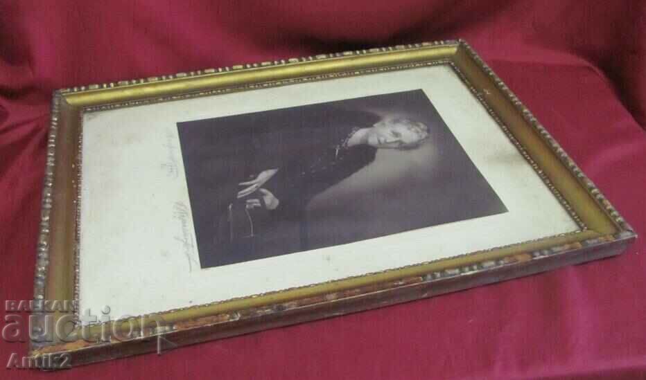 1930 Original Photo with Autograph Bogdan Karastoyanov-Boncho - 6