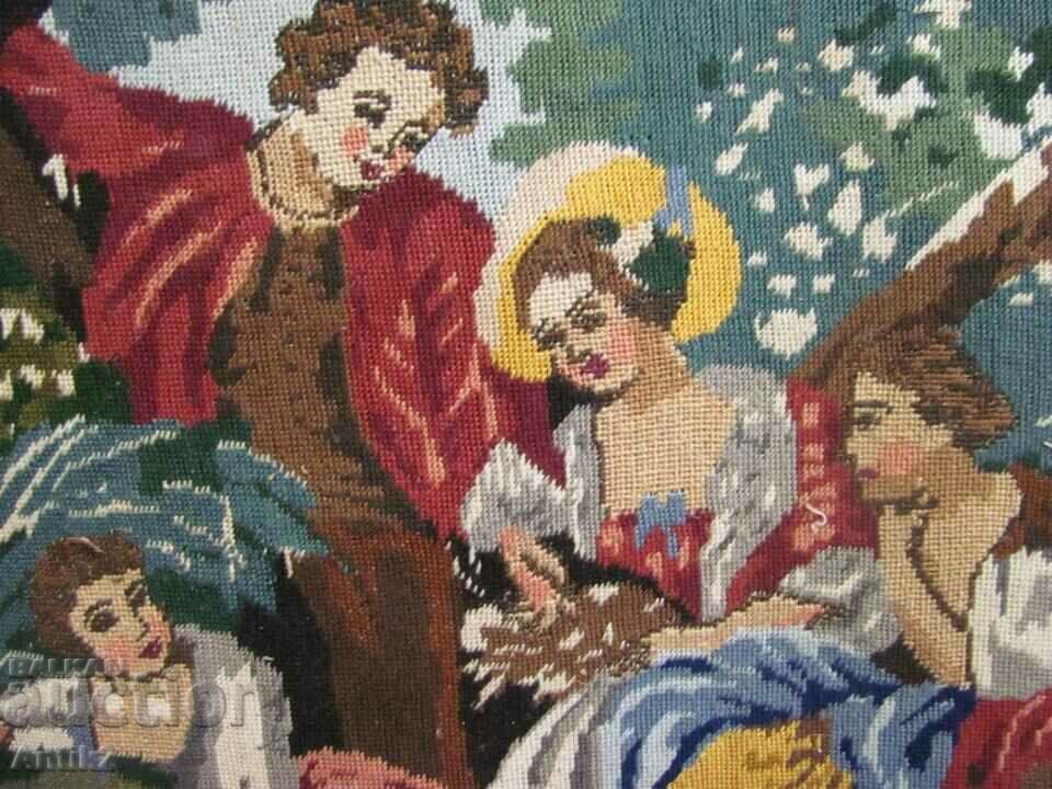 Licitație Tapiserie cusută manual din secolul al XIX-lea Licitație Tapiserie cusută manual din secolul al XIX-lea